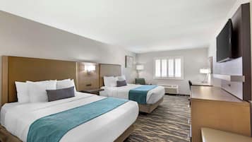 Standard Room, 2 Queen Beds, Non Smoking, Refrigerator & Microwave