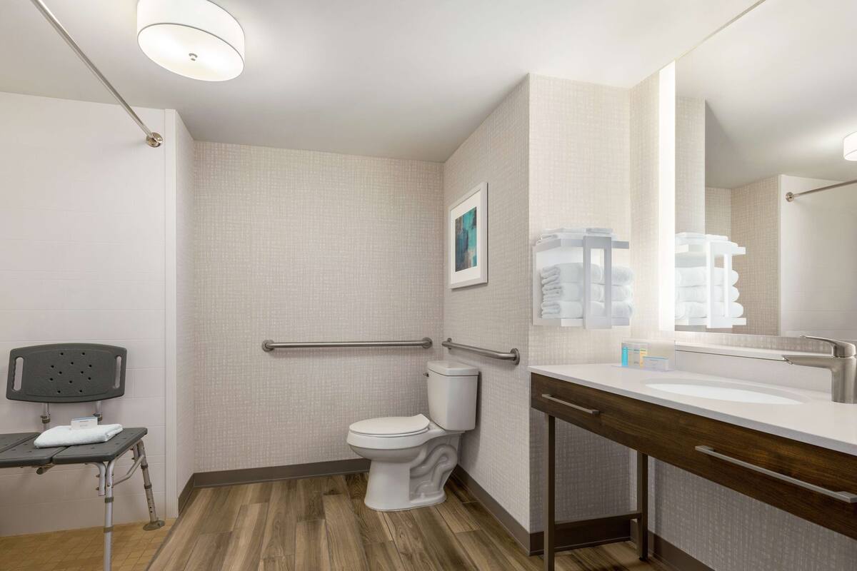 room, accessible, non smoking | bathroom shower