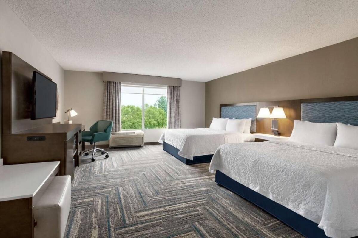 In-room safe, desk, blackout drapes, iron/ironing board
