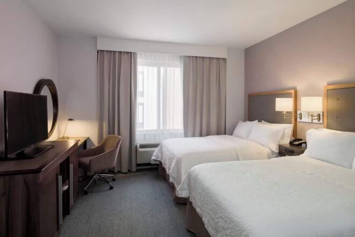 In-room safe, desk, blackout curtains, iron/ironing board