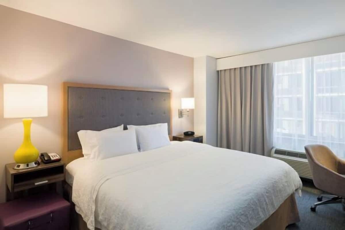 In-room safe, desk, blackout curtains, iron/ironing board