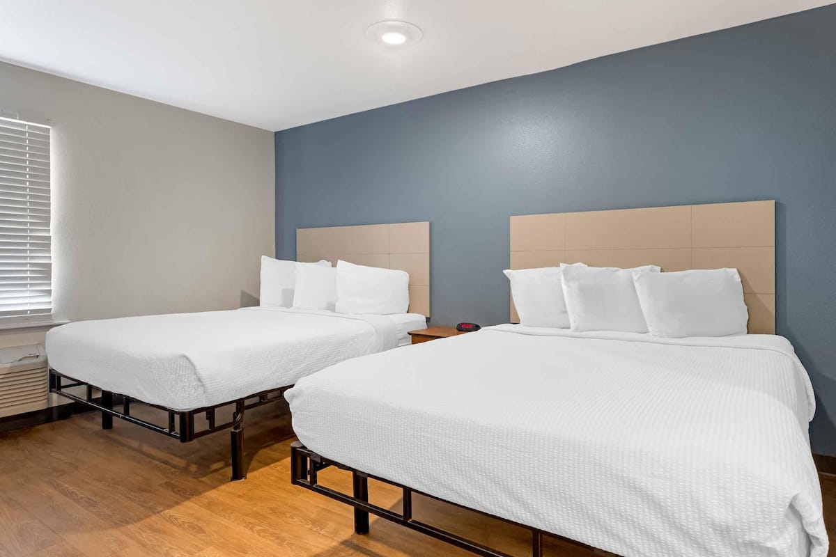 Standard Studio, 2 Double Beds, Non Smoking, Refrigerator & Microwave | Desk, laptop workspace, iron/ironing board, free WiFi