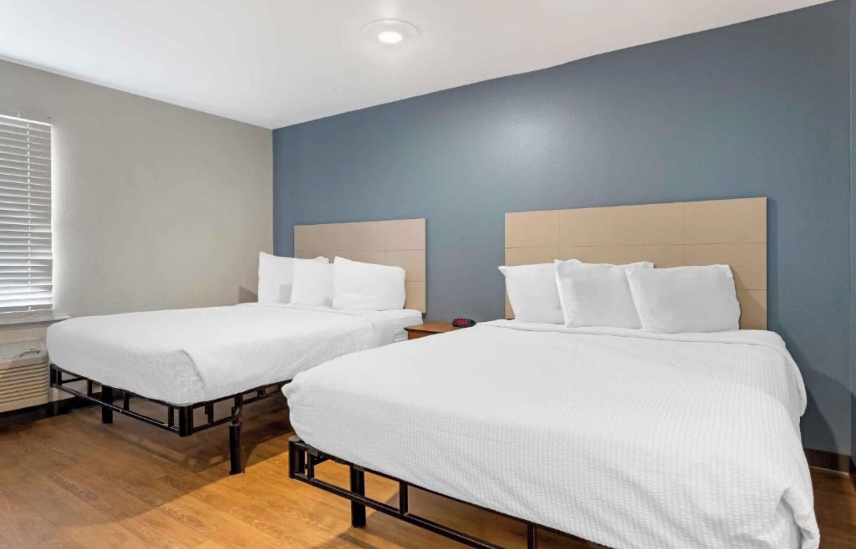 Room, 2 Double Beds, Non Smoking, Kitchen | Desk, laptop workspace, iron/ironing board, free WiFi