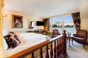 Presidential Suite | Egyptian cotton sheets, premium bedding, Select Comfort beds