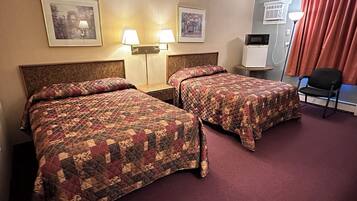 Two doubles non smoking | Desk, blackout drapes, iron/ironing board, free WiFi