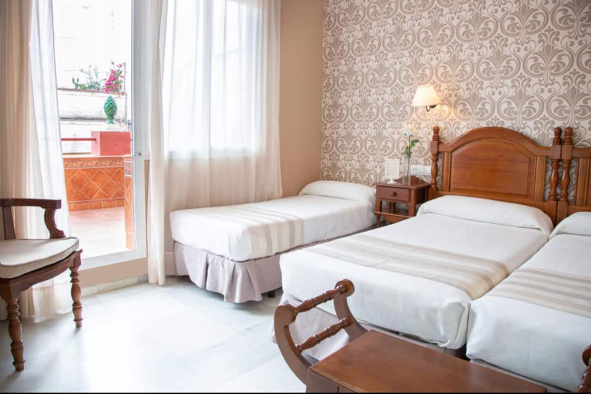 Double Room, Terrace | Premium bedding, Tempur-Pedic beds, in-room safe, desk