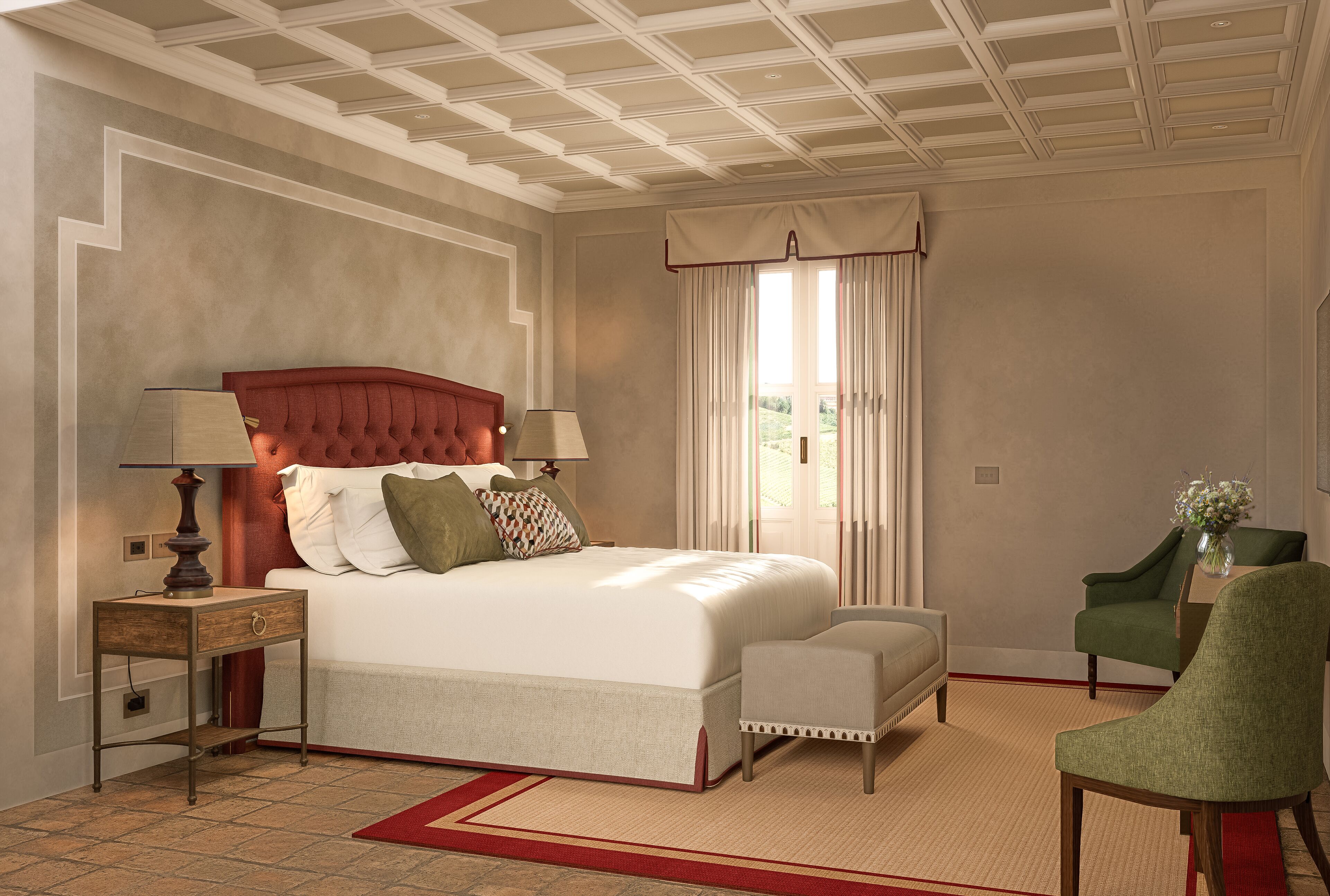 Chambre double (Prestige) | Literie de qualité, lit avec matelas Select Comfort, minibar