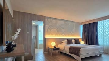 Ropa de cama de alta calidad, colchones Select Comfort y minibar