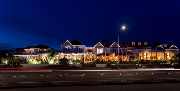Front of property – evening/night