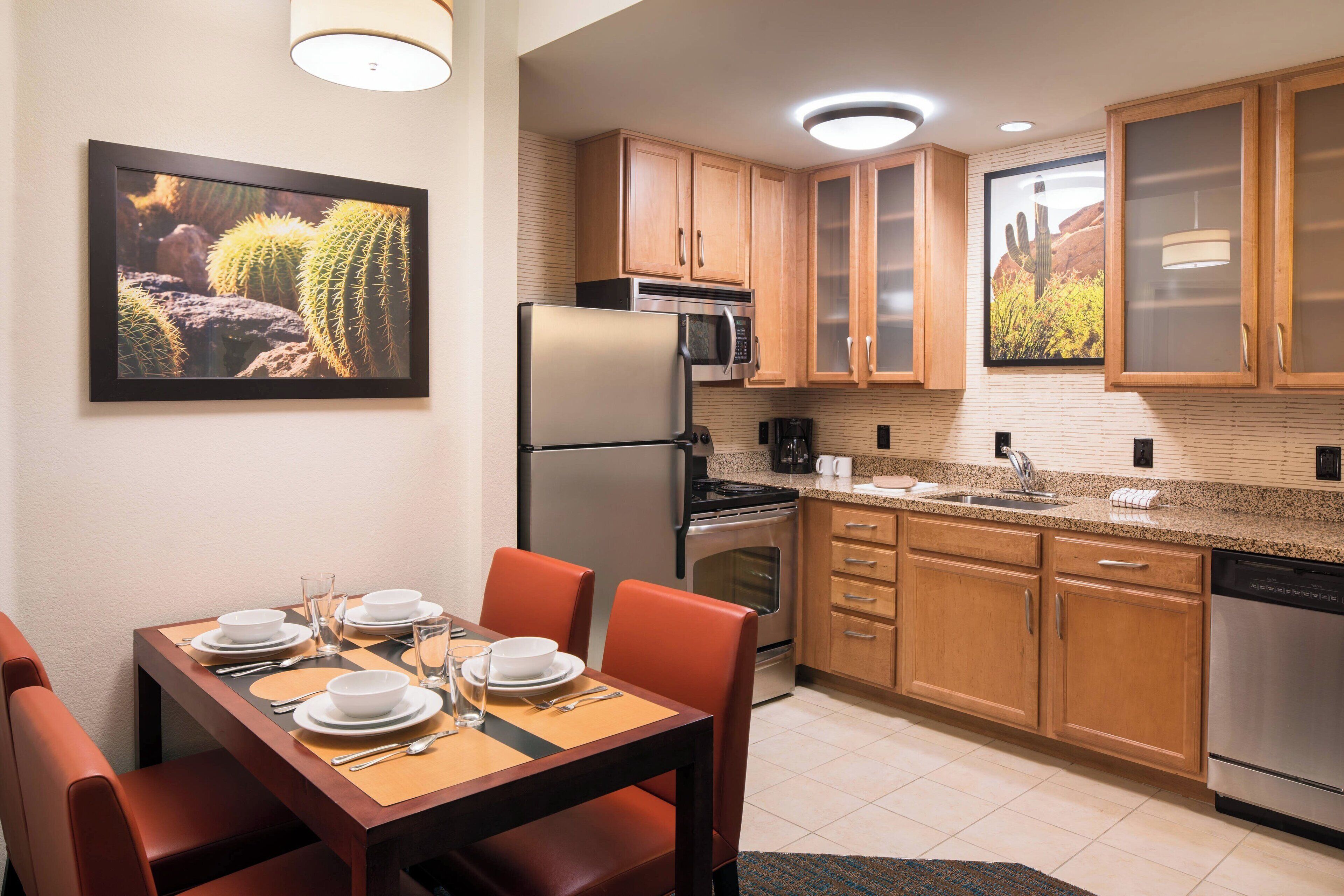 suite, 2 bedrooms, non smoking | private kitchen | full-sized fridge, microwave, stovetop, dishwasher
