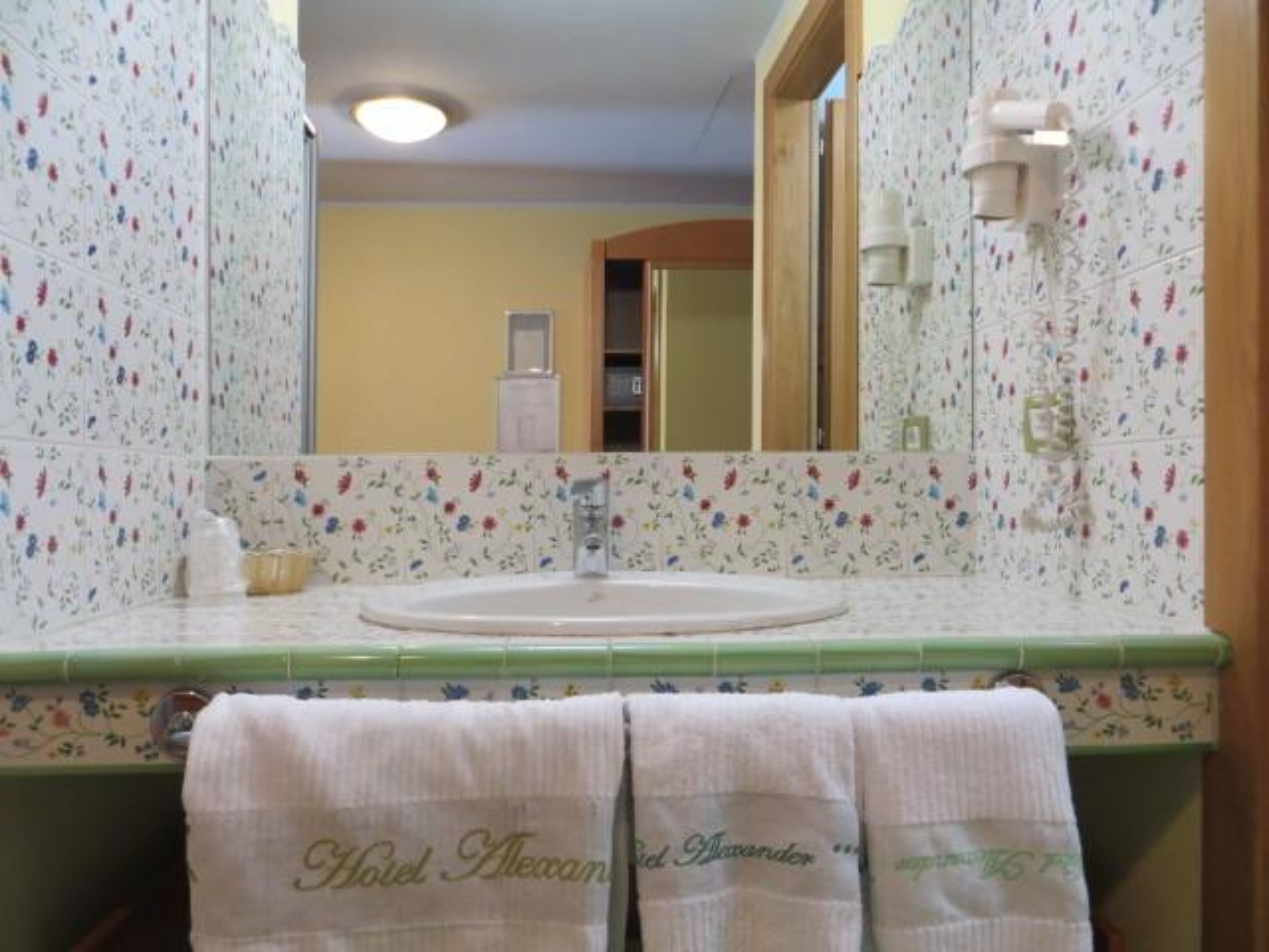 free toiletries, hair dryer, bidet, towels