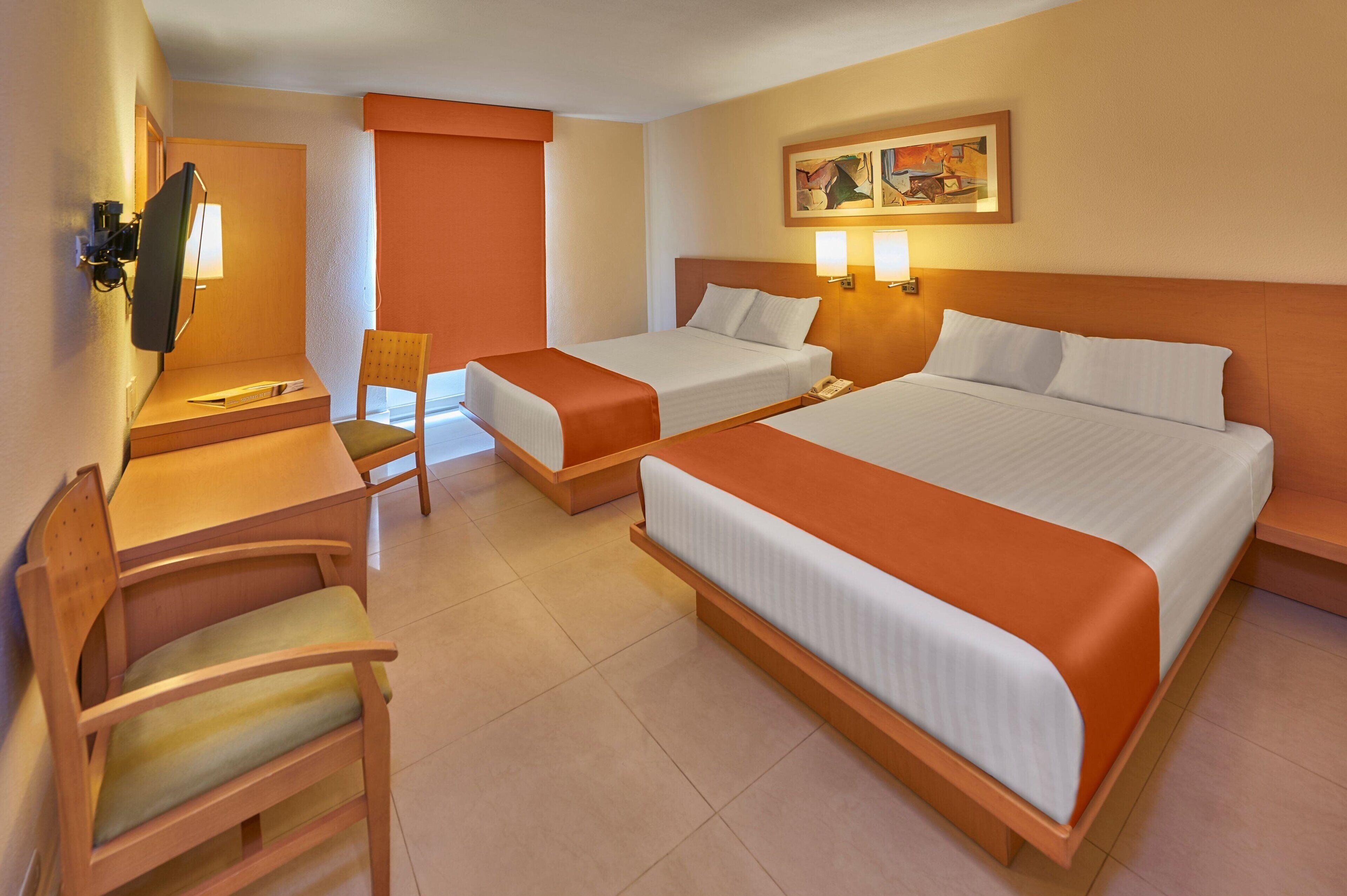 desk, blackout curtains, iron/ironing board, free wifi