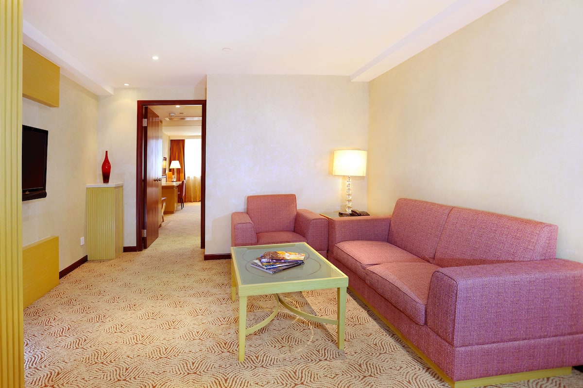 junior suite | living room | flat-screen tv