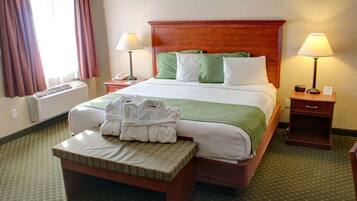 Desk, cribs/infant beds, rollaway beds, free WiFi