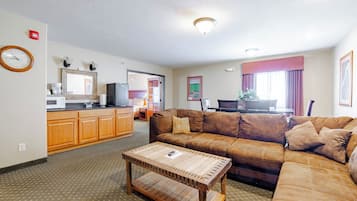 Presidential Suite | Living area | 40-inch Smart TV with satellite channels