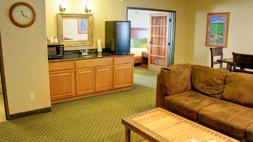 Suite – president | Oppholdsrom | En 40-tommers smart-TV med Parabol-TV