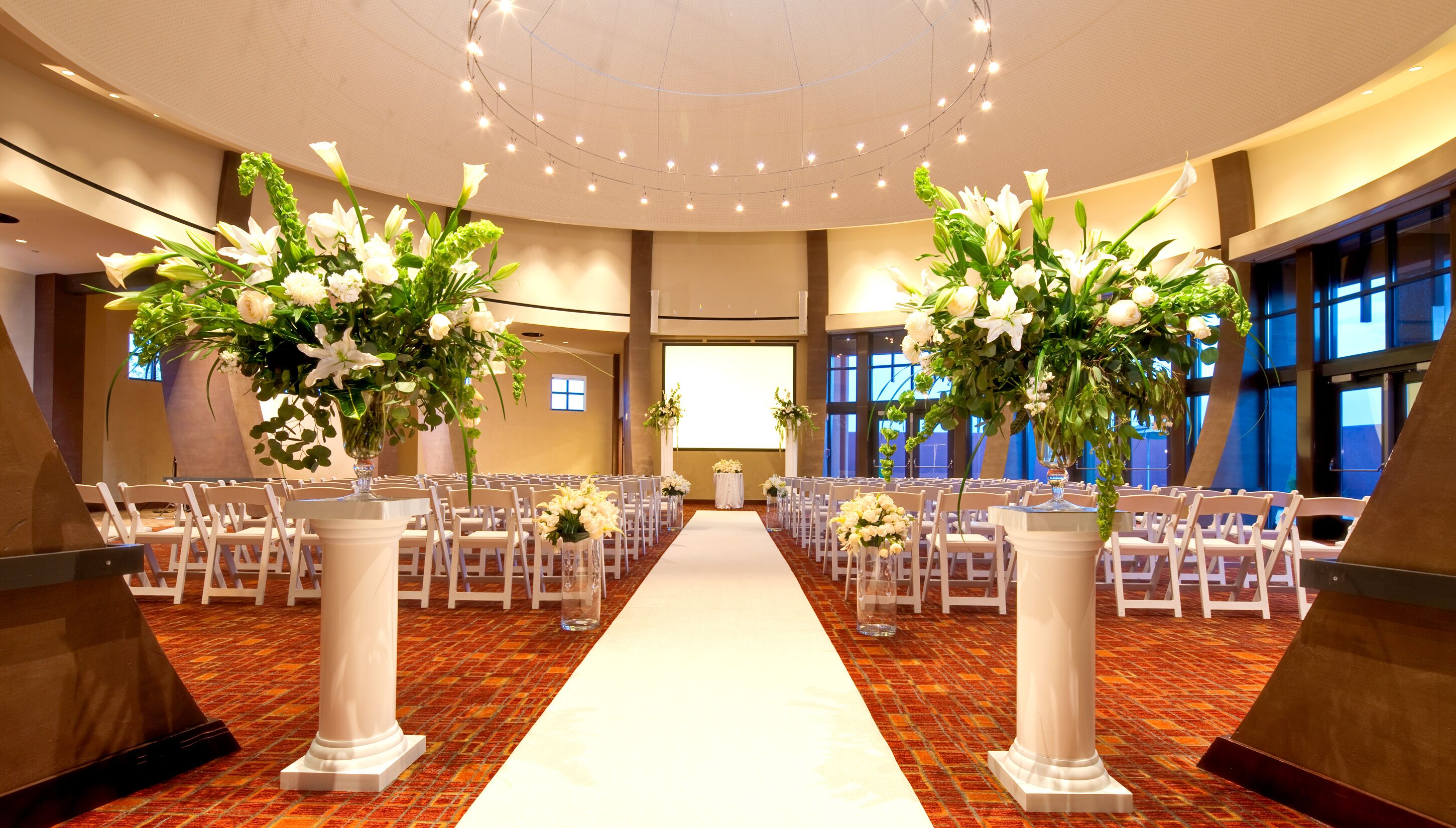 indoor wedding