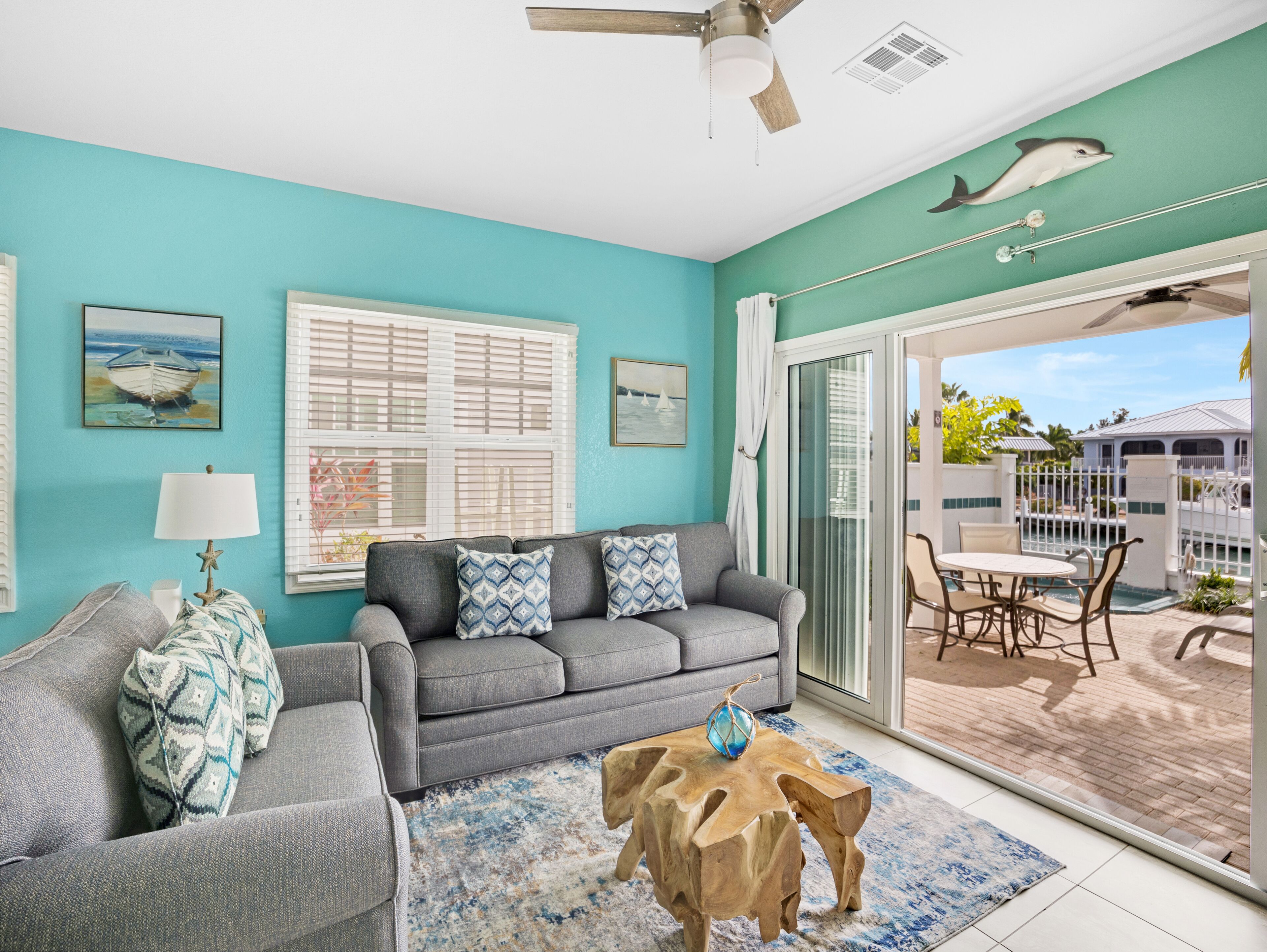 Townhome | Living area | 40-inch TV with cable channels