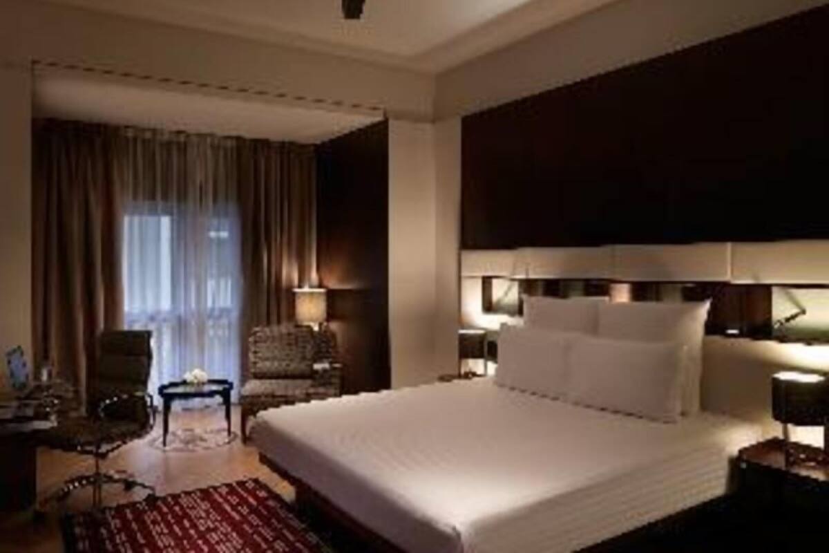 In-room safe, desk, laptop workspace, blackout curtains