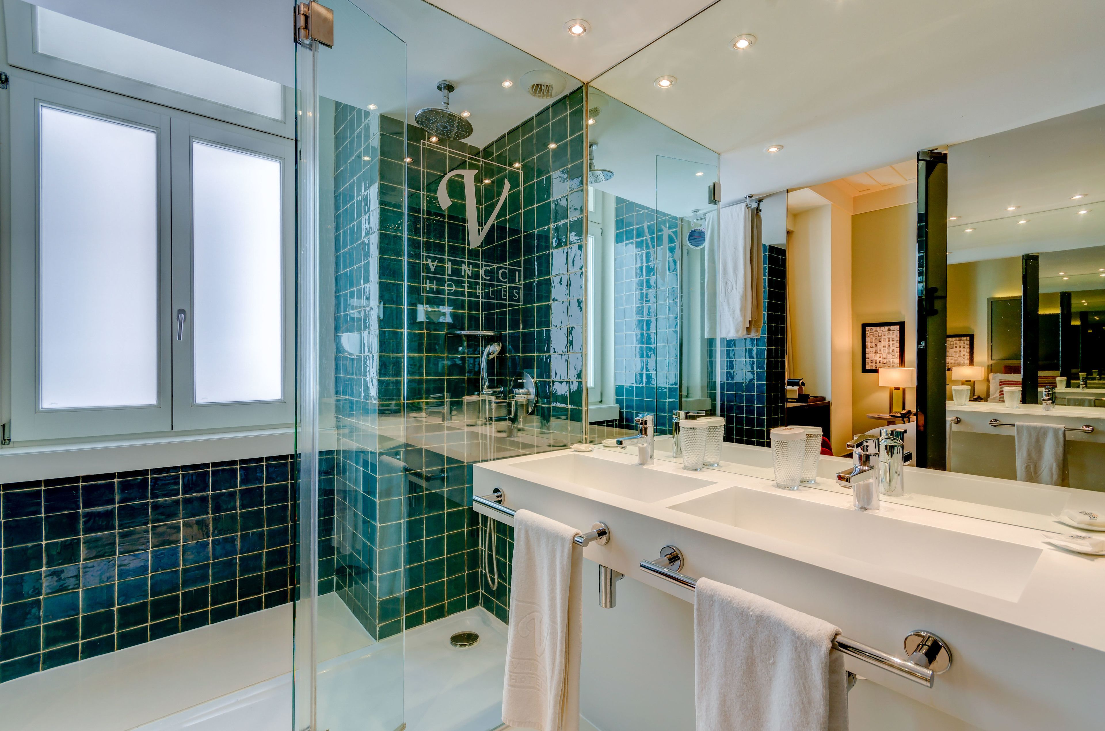 free toiletries, hair dryer, towels, soap