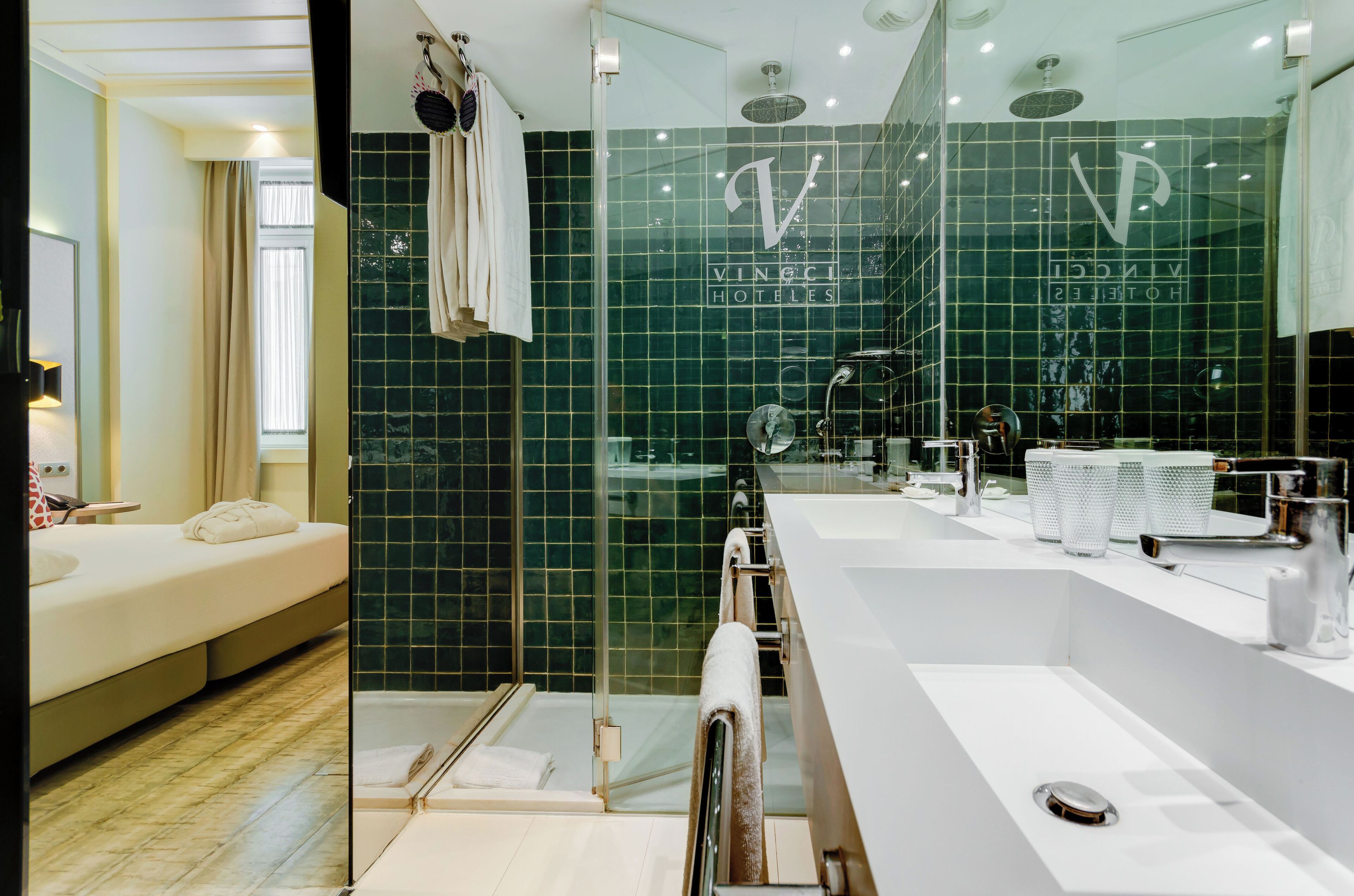 free toiletries, hair dryer, towels, soap