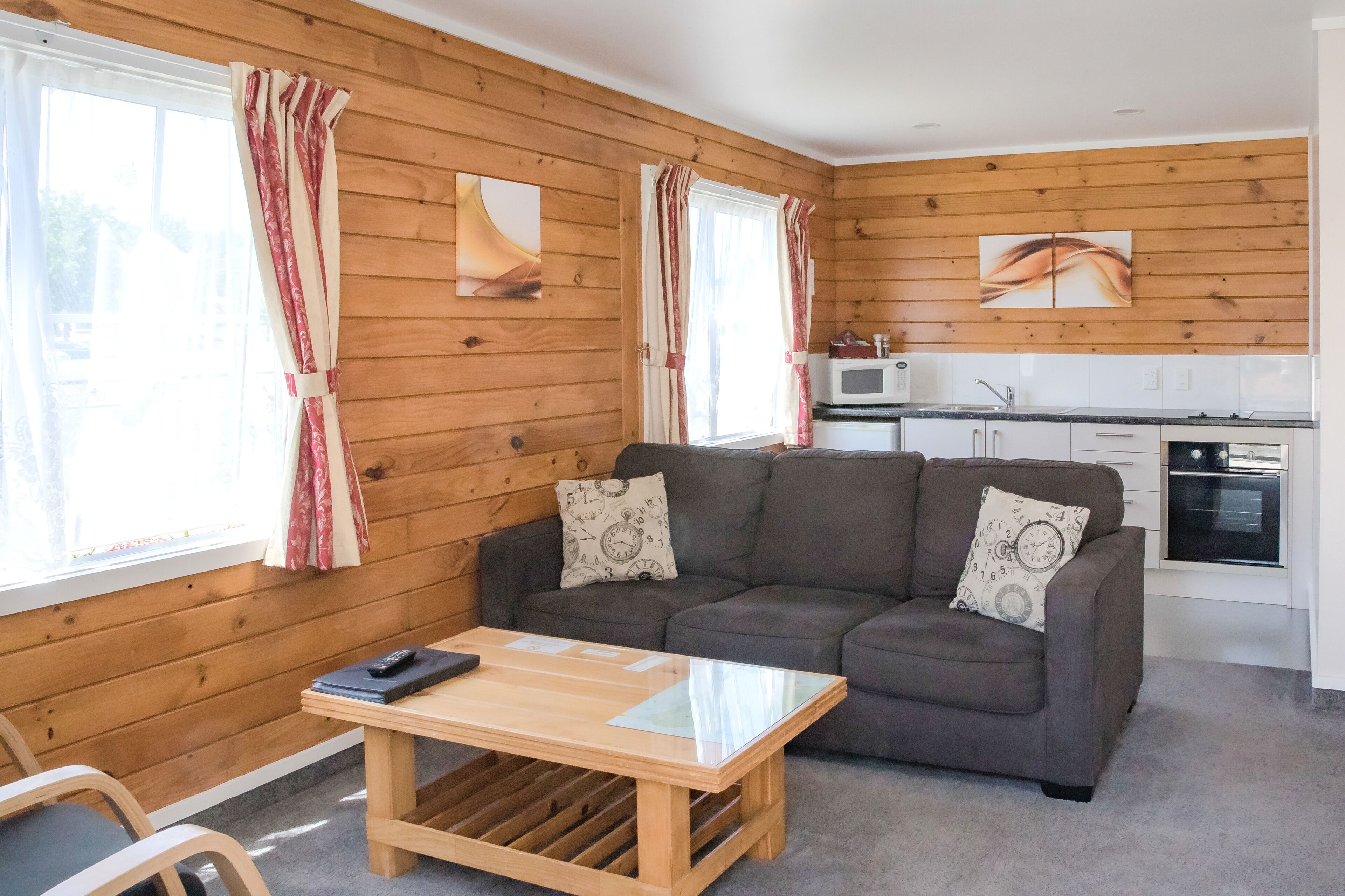 Two Bedroom | Living room | 32-inch Smart TV with satellite channels, TV