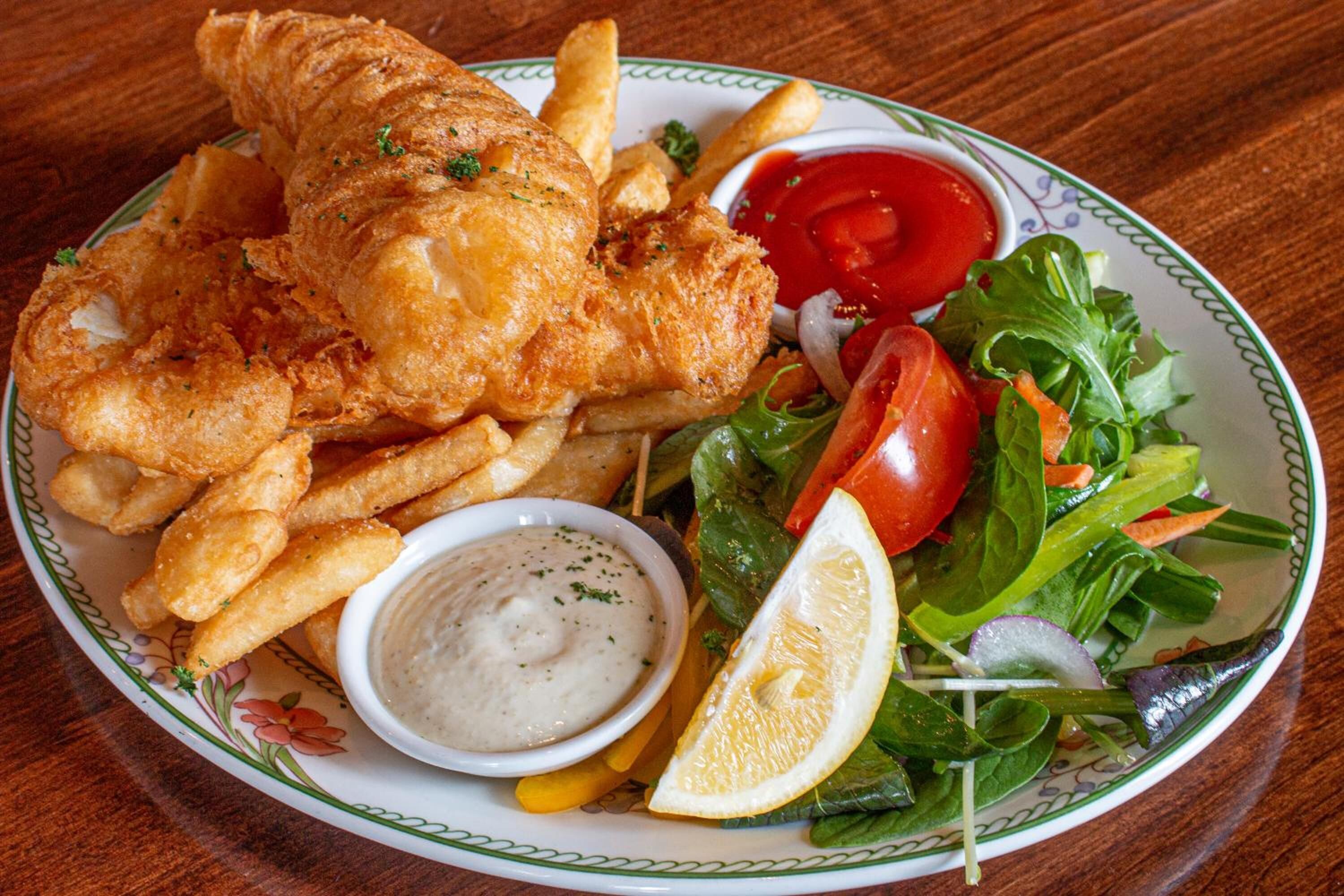 breakfast and dinner served