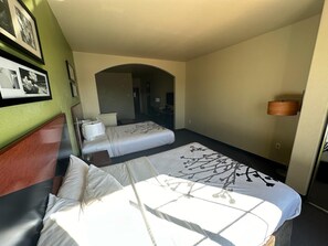 Suite, Multiple Beds, Accessible, Non Smoking | In-room safe, desk, blackout drapes, iron/ironing board - Sleep Inn & Suites at Six Flags (San Antonio)