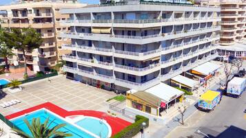 Façana frontal de l'allotjament