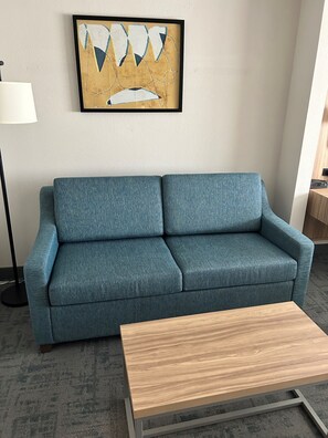 Deluxe Room, 1 King Bed with Sofa bed, Non Smoking | Living area | 50-inch flat-screen TV with satellite channels, LCD TV, pay movies - Wingate by Wyndham Richmond Short Pump (Richmond)