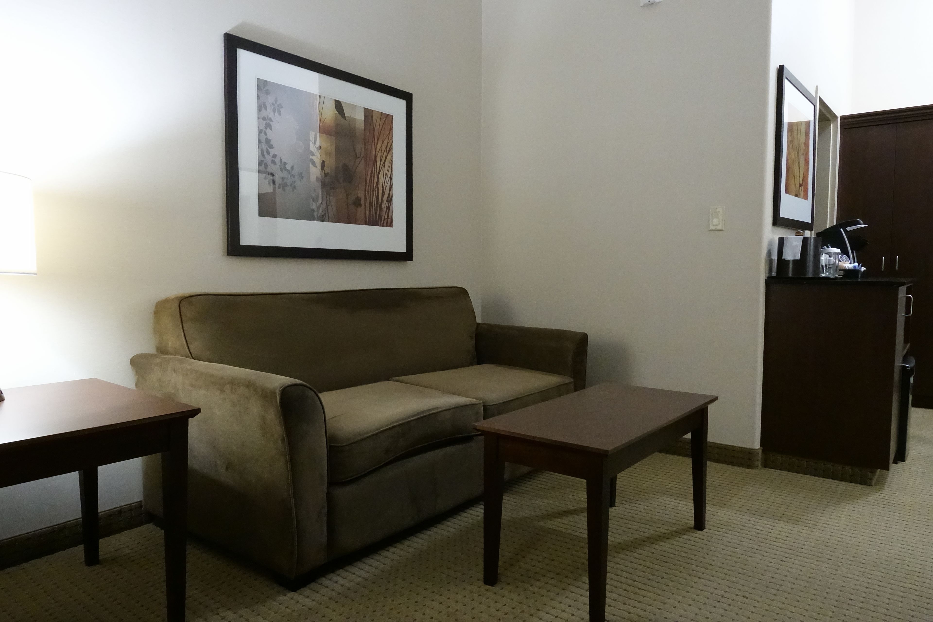 suite, 1 king bed, non smoking | desk, laptop workspace, iron/ironing board, cots/infant beds