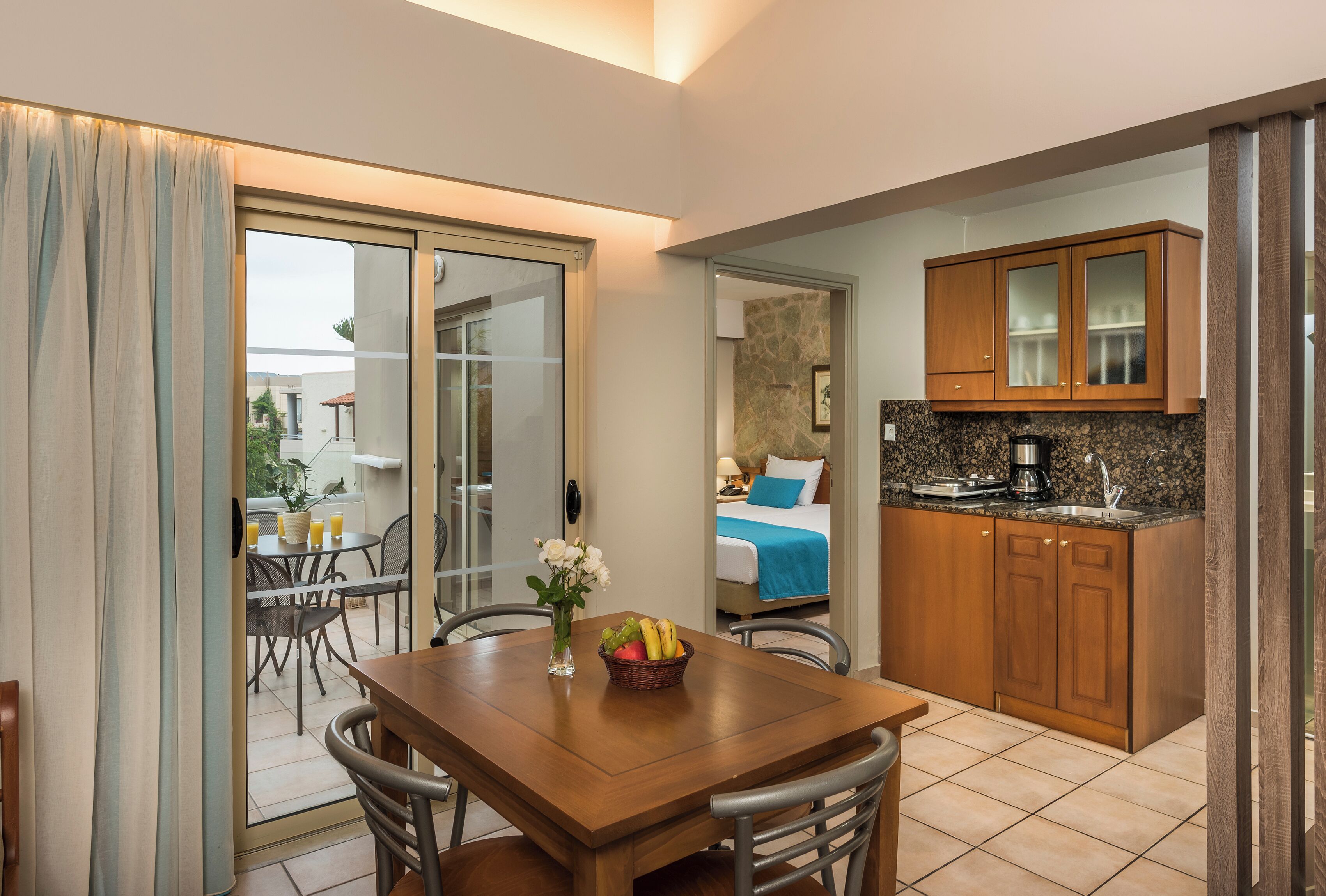 Premium Two Bedroom Suite | Living area | 21-inch flat-screen TV with cable channels, TV