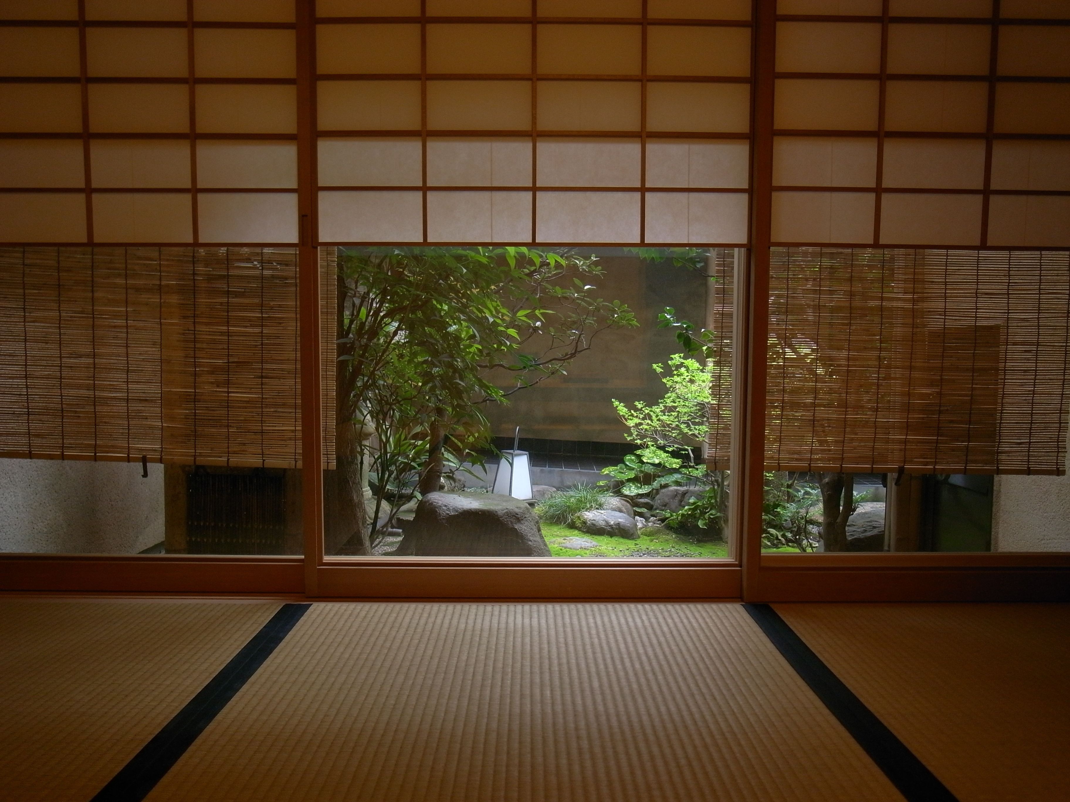 Traditional Room AOBA, Twin Japanese Futons, Garden view, Private bath and toilet, Non Smoking | View from room