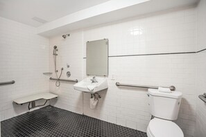 Deluxe-Einzelzimmer, barrierefrei | Badezimmer