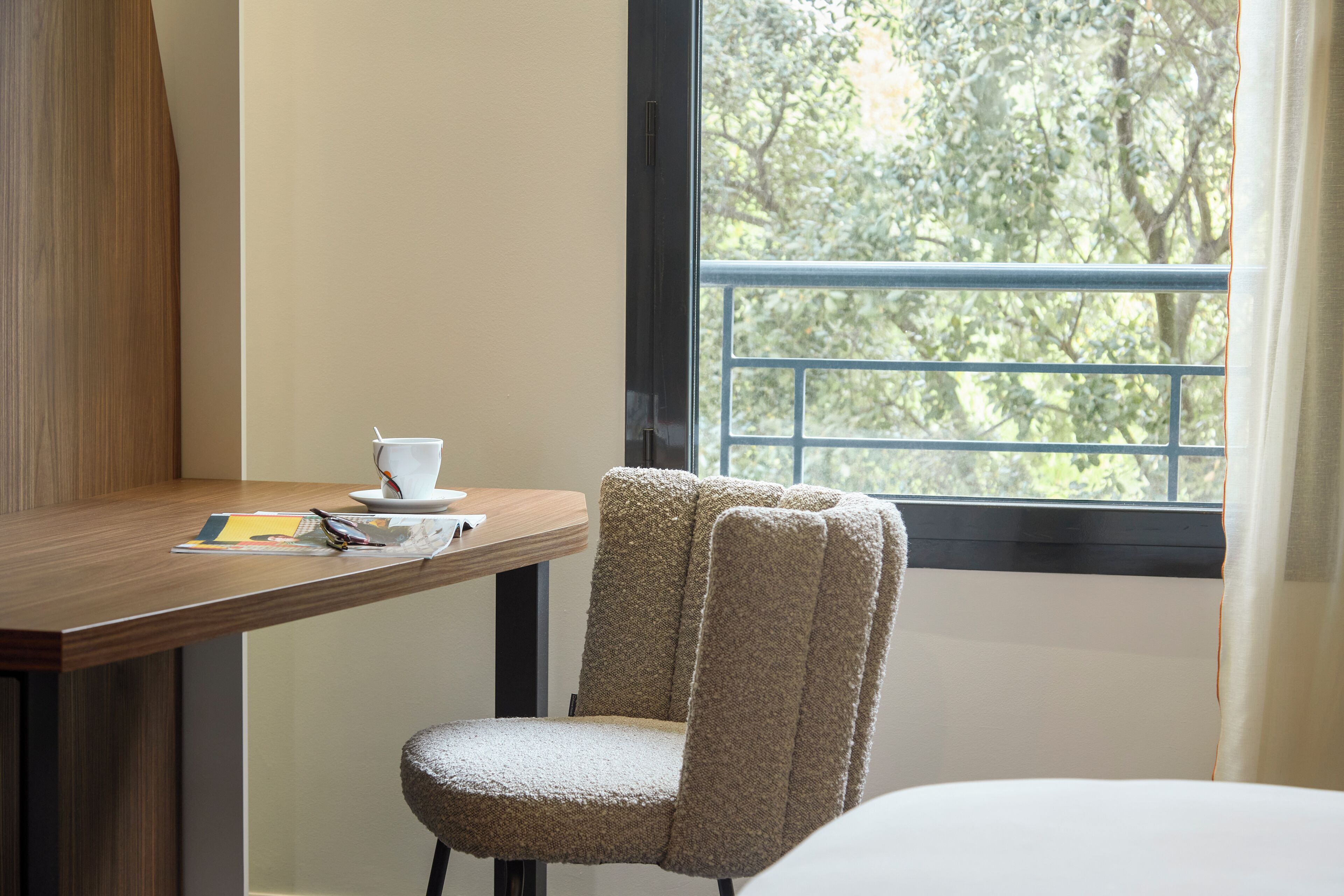 privilege, room, 1 king bed with sofa bed, balcony, garden view | premium bedding, select comfort beds, minibar, in-room safe