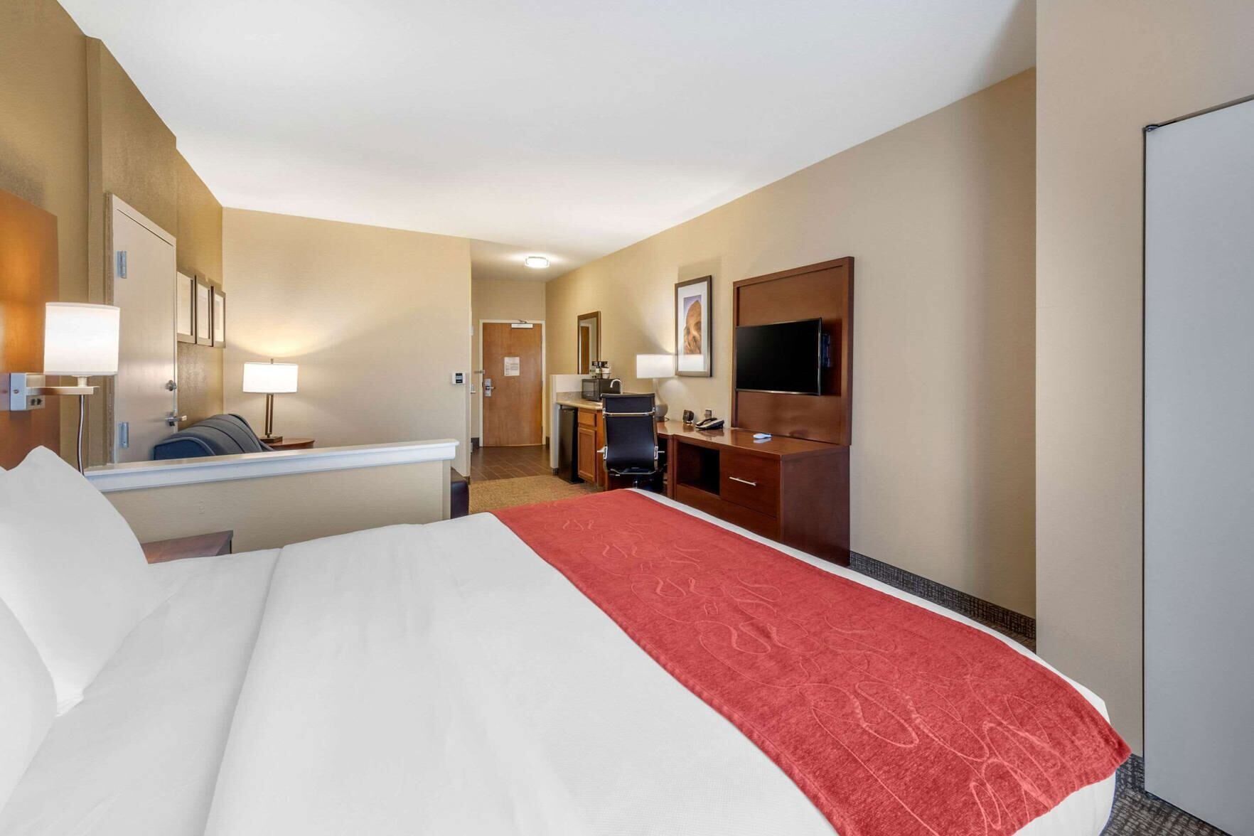 Ropa de cama de alta calidad y camas con pillow-top 