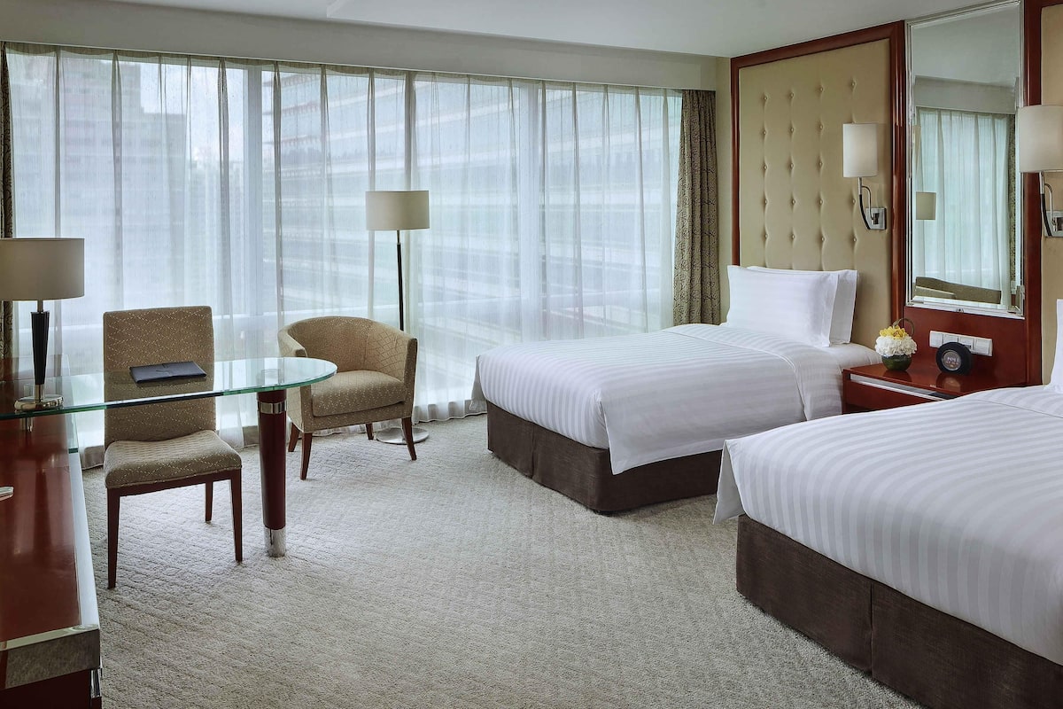 Literie de qualité supérieure, couette en duvet d'oie, minibar