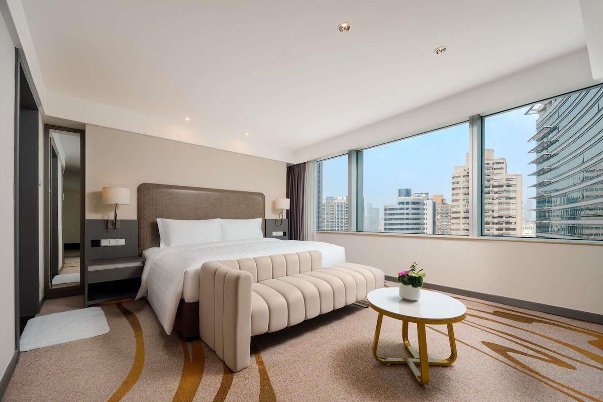 Suite, 2 Double Beds | Premium bedding, down comforters, minibar, in-room safe