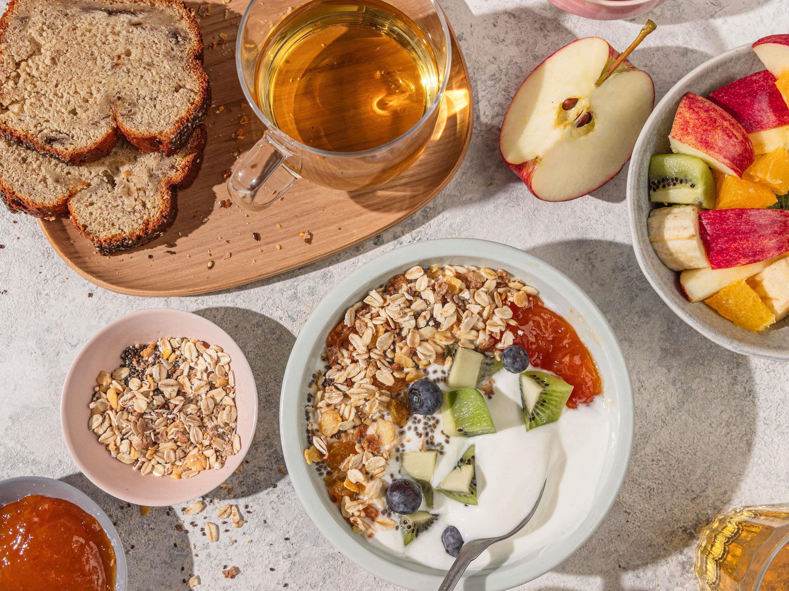 Tägliches Frühstücksbuffet (55 AED pro Person)