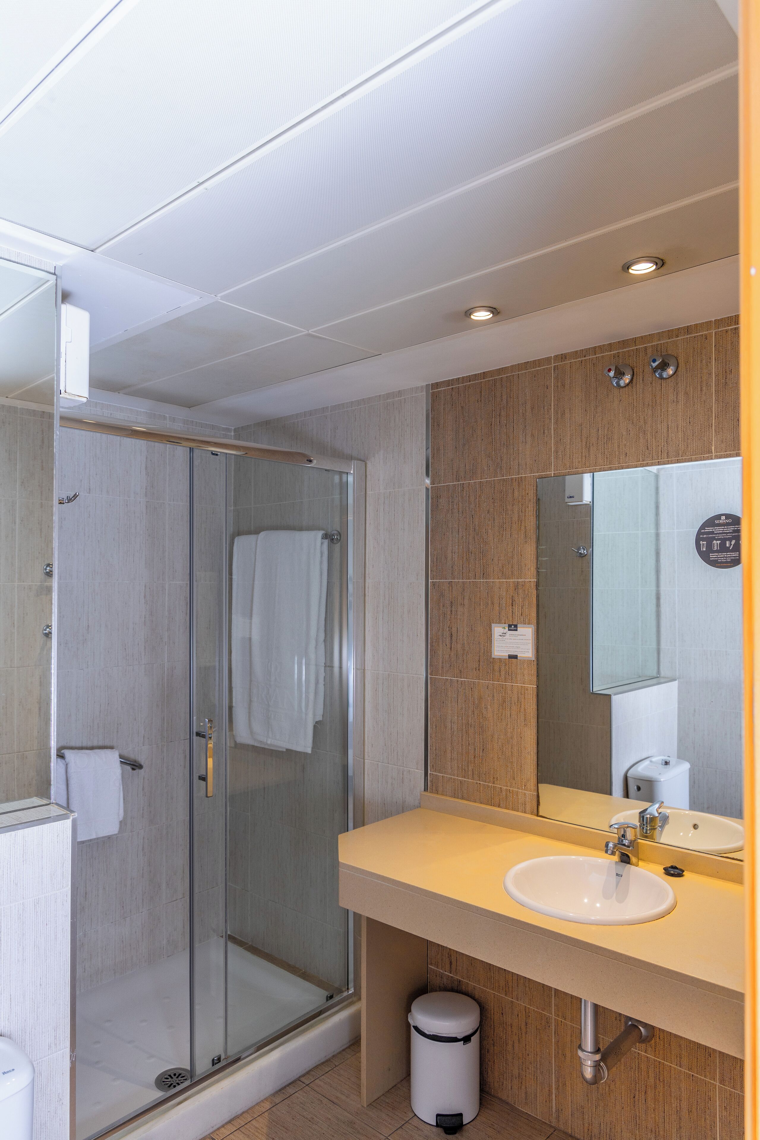 double or twin room | bathroom | hair dryer, towels