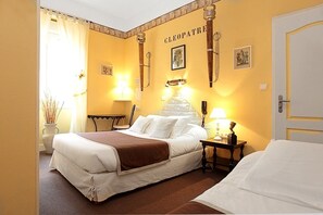 Individually decorated, desk, iron/ironing board, rollaway beds
