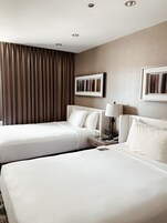 Egyptian cotton sheets, premium bedding, down duvets, in-room safe