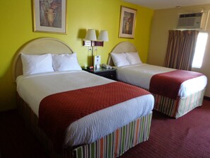 Standard Double Room, 2 Double Beds | Premium bedding, down comforters, desk, laptop workspace - Economy Inn Express Warren (Warren)