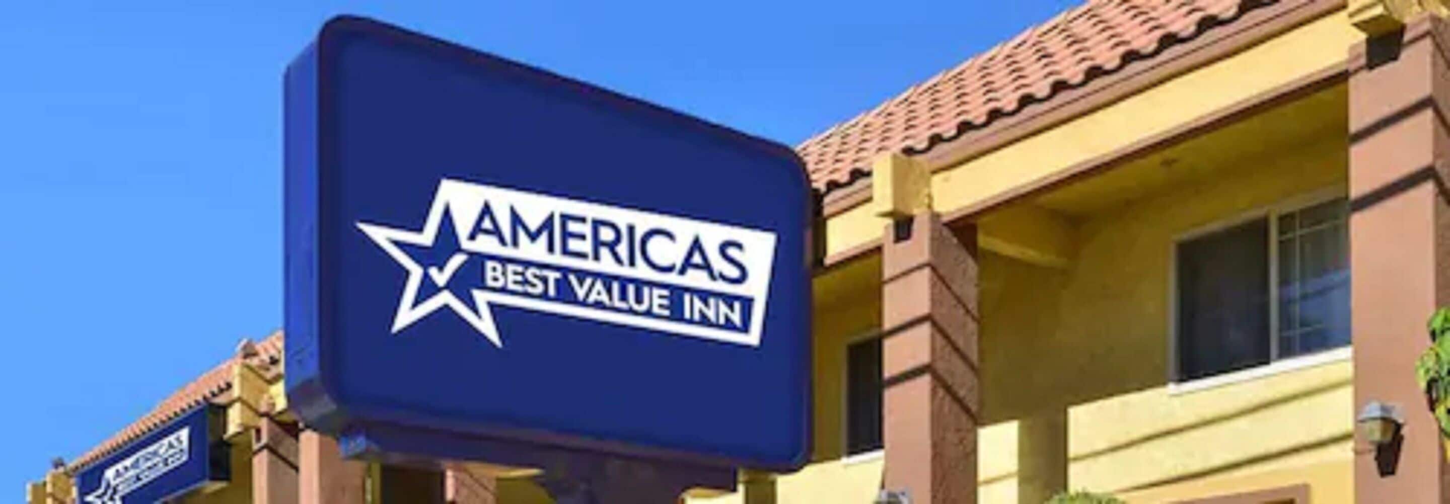 A sign for the Americas Best Value Inn.