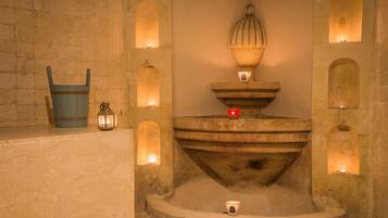 Bilik rawatan pasangan, tab panas, mandi tangas / hammam, rawatan badan