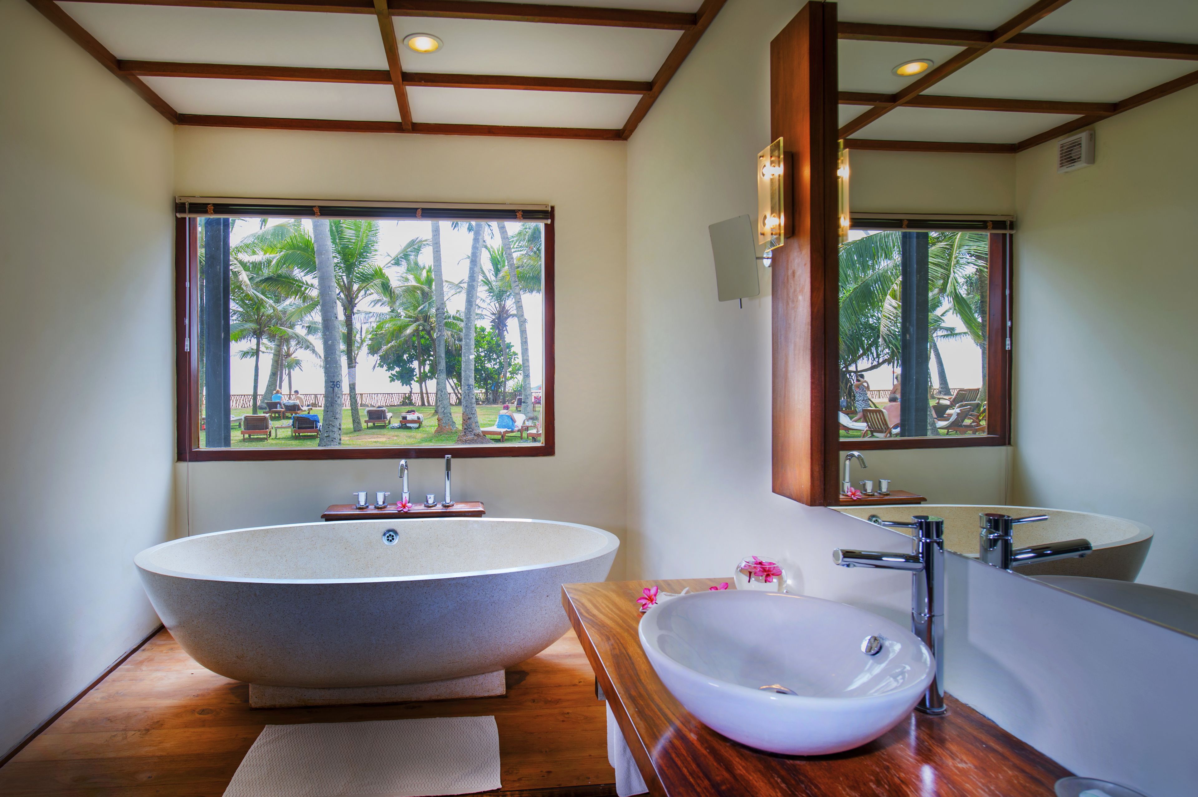 free toiletries, hair dryer, towels