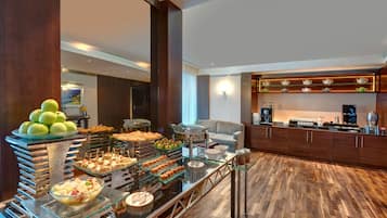 Daily buffet breakfast for a fee