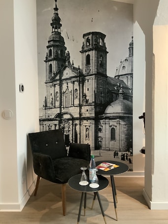 1 habitación y ropa de cama de alta calidad