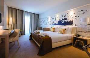 Egyptian cotton sheets, down duvets, minibar, in-room safe