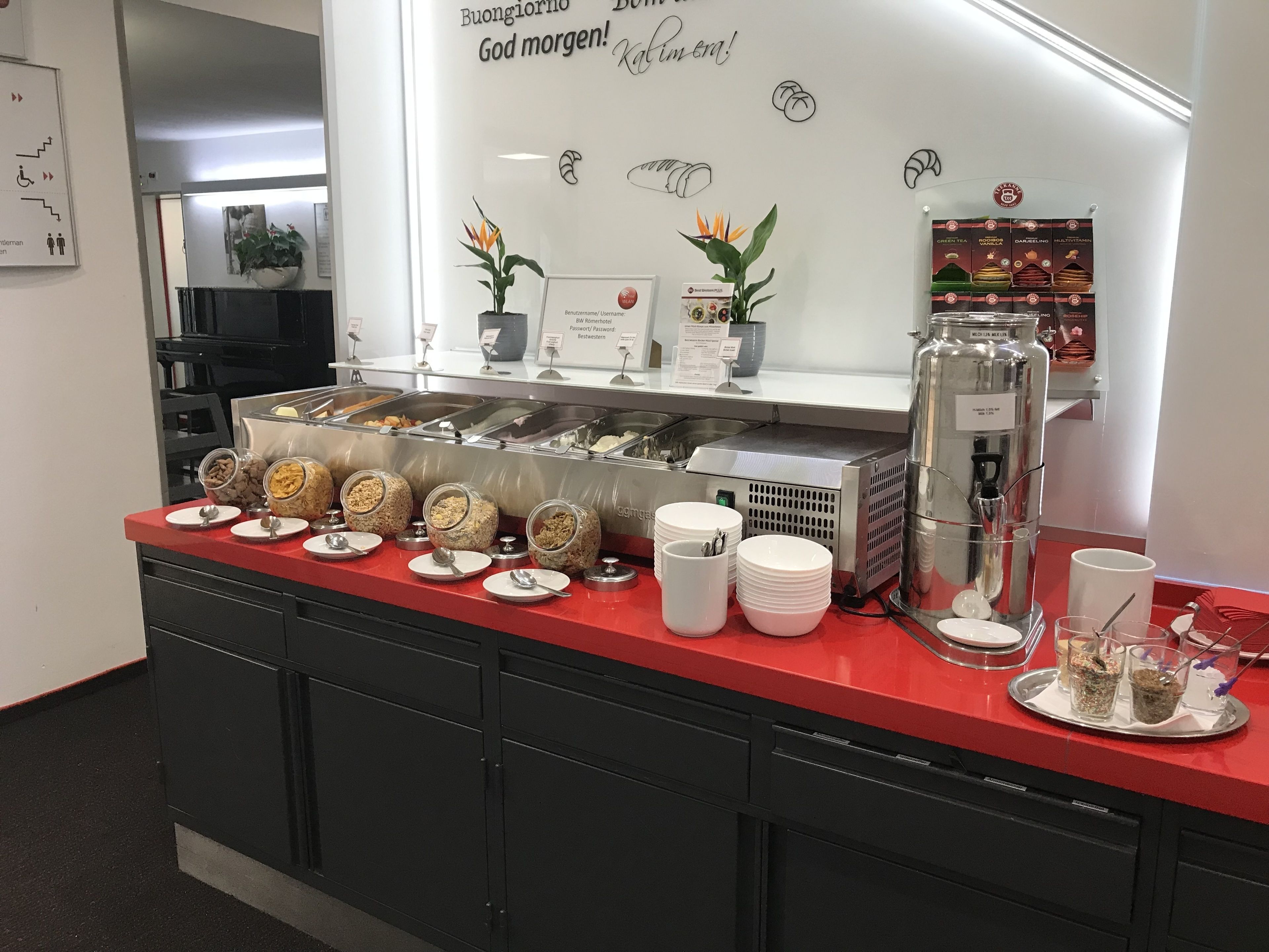 Tägliches inbegriffenes Frühstücksbuffet